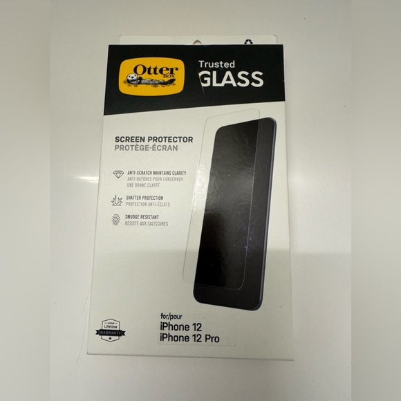 BNIB Otterbox Screen Protector for IPhone 12 or iPhone 12 Pro - Picture 2 of 6